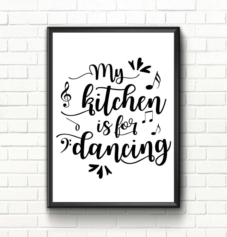 kitchen wall art kitchen quote inspirational art print my etsy