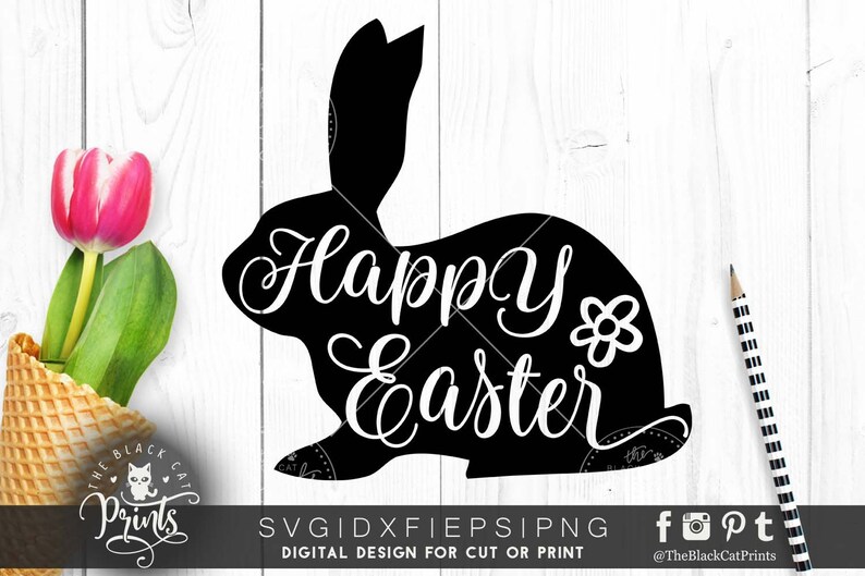 Download Happy Easter svg Bunny Easter svg file for Cricut cutting ...