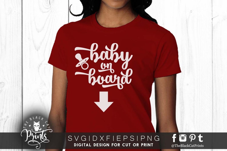 Baby on board svg Pregnancy announcement svg Cricut design ...