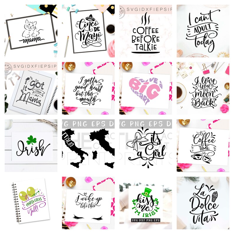 Download Big SVG bundle Sale SVG files set Cricut svg Iron on ...