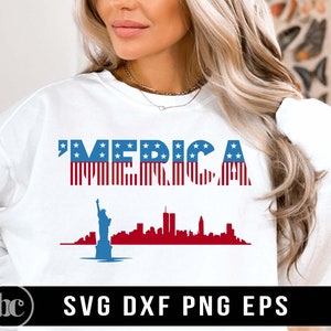Merica SVG PNG / 4 de julio Svg / América svg / Patriótico svg / Día del Trabajo svg / Merica Vibes svg / Día de la Independencia de EE.UU. svg / Libertad svg
