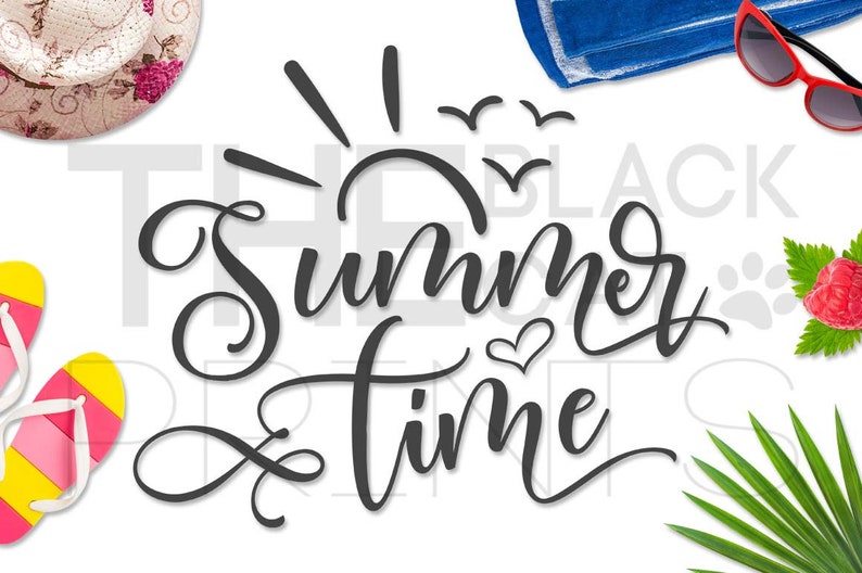 Download Summertime svg file for cut Summer svg cutting file DIY Beach | Etsy