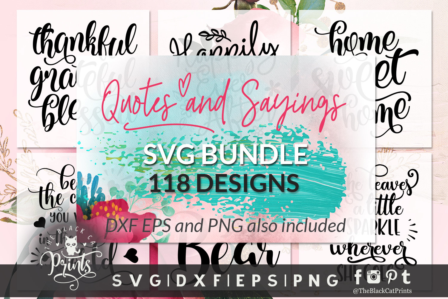 Sale Sayings Svg Bundle Quotes Svg Files Set Svg Cricut Etsy