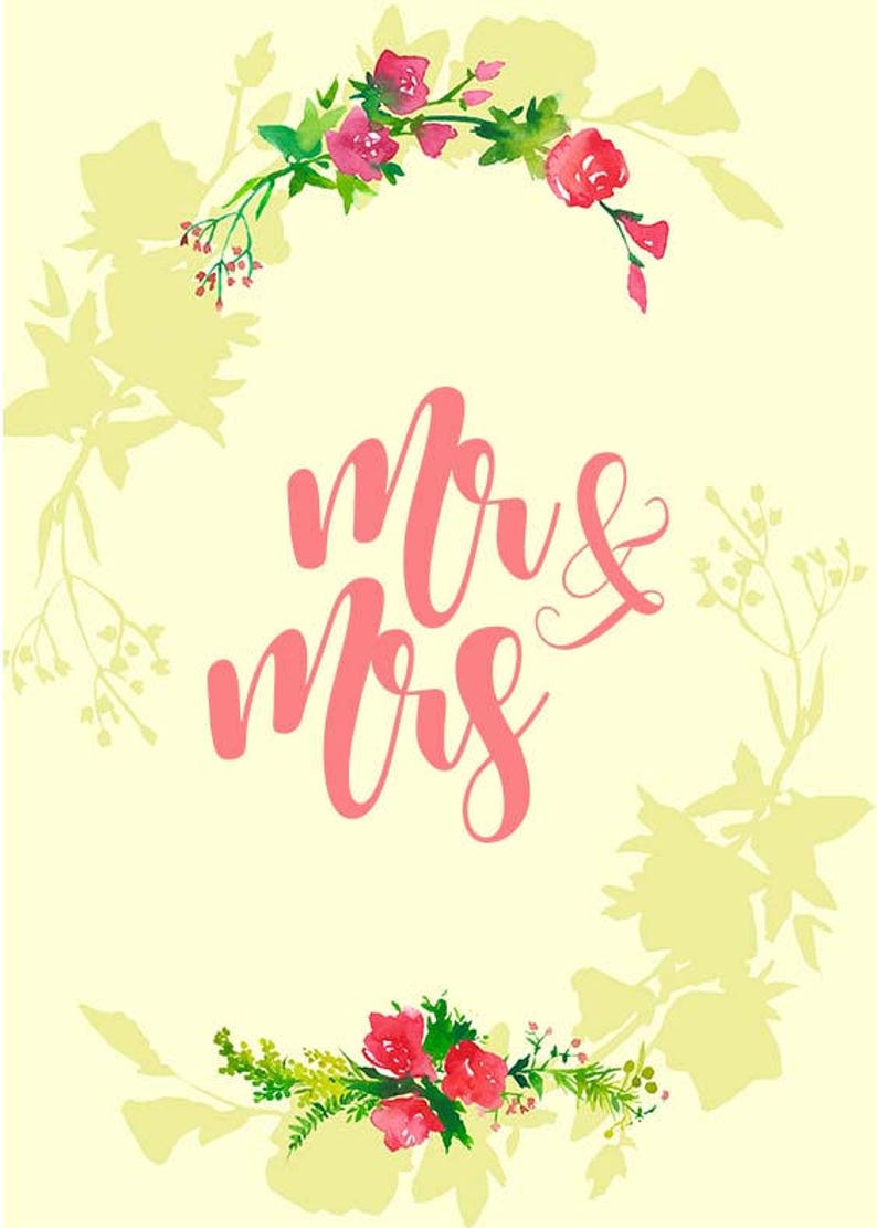 Download Mr & Mrs svg file Wedding svg cut file for Cricut Bridal svg | Etsy