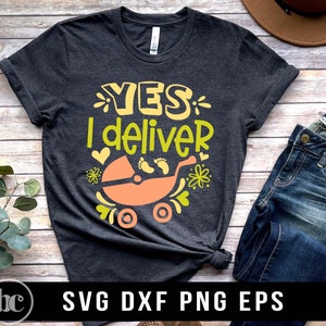 Ja, ik lever SVG PNG | Grappige verloskundige SVG | Doula-svg | Baby geboorte SVG | Pasgeboren SVG | Nieuwe baby-svg | Geboorte Doula shirt | Borstvoeding-svg