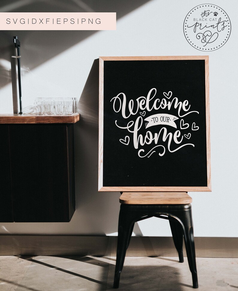 Download Welcome to our home svg cutting file Welcome svg file Digital | Etsy