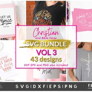 Christian SVG bundle Bible verse SVG bundle Cricut files set Cricut svg designs Scripture svg Bundle Svg cutting file Silhouette svg dxf png