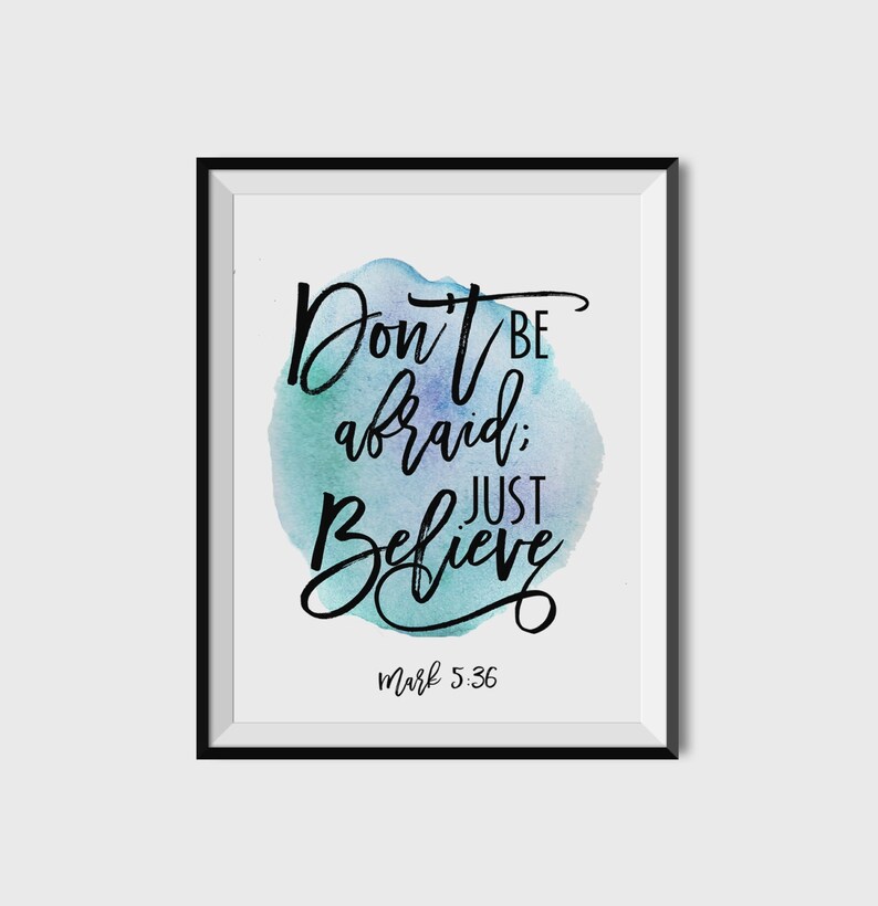 Printable Wall Art Modern Calligraphy Bible Verse Art Print - Etsy