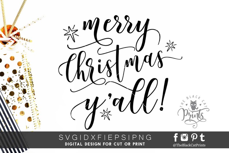 Download Merry Christmas Yall svg cut file Cricut svg design ...