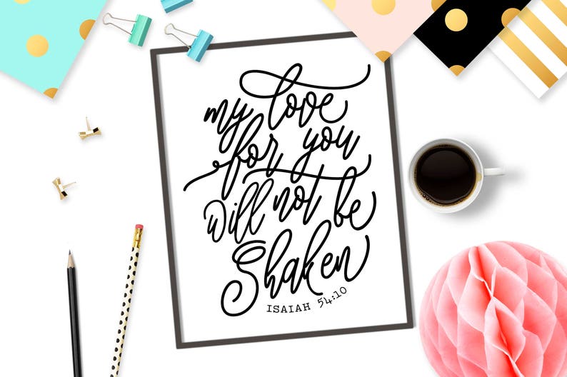 Download My love for you will not be shaken svg Bible verse SVG ...