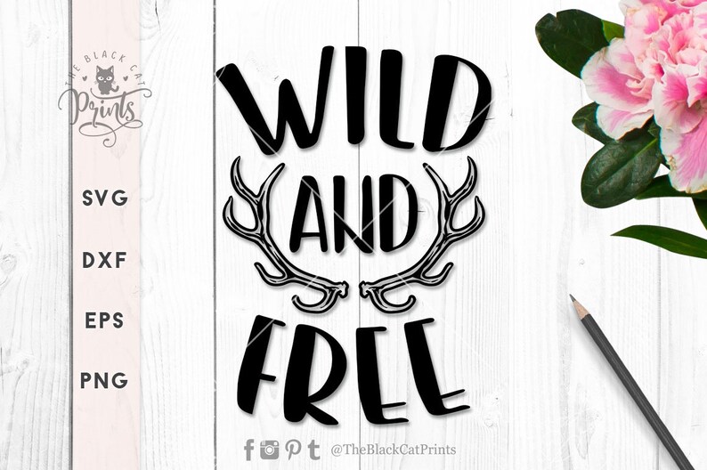 Download Wild and free SVG cut file Boy Vinyl decal svg Cricut ...