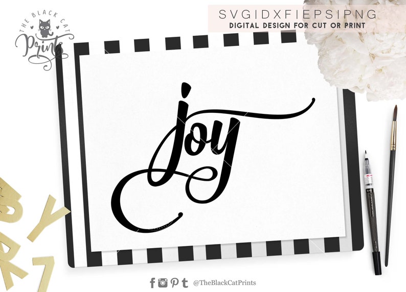 Download Joy svg file Religious svg Vector file Cricut svg cut | Etsy