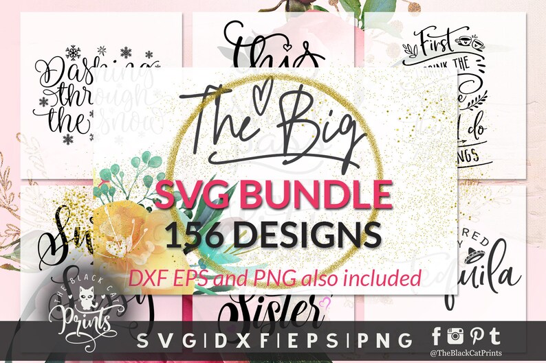 Download Big SVG bundle Sale SVG files set Cricut svg Iron on Sayings | Etsy