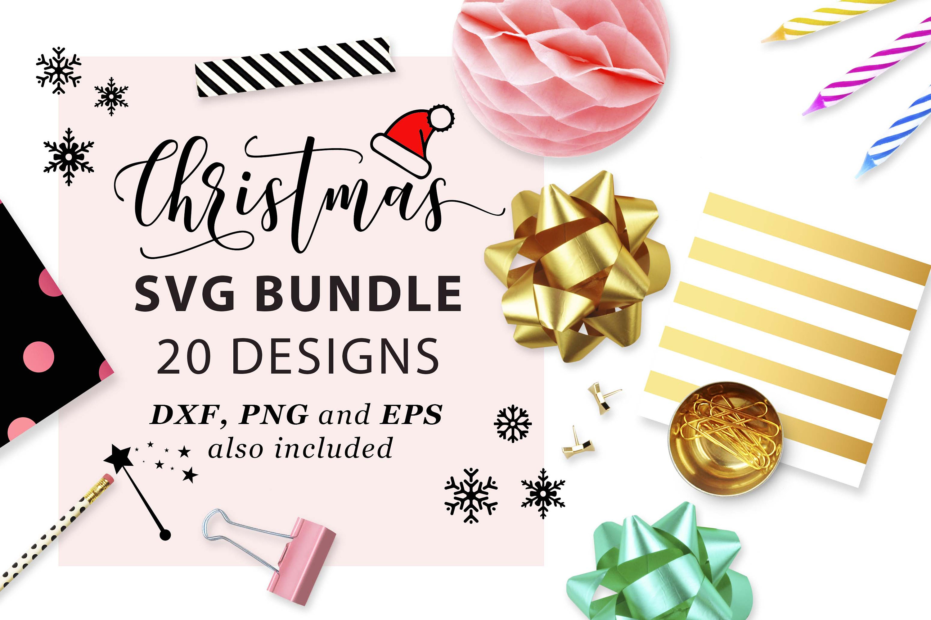Download Christmas SVG bundle Merry Christmas SVG files set SVG Cricut | Etsy