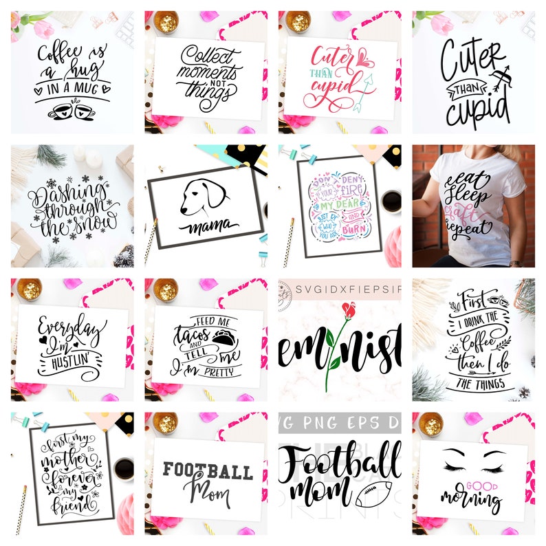 Download Big SVG bundle Sale SVG files set Cricut svg Iron on Sayings | Etsy
