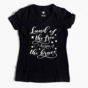 Land of the Free Because of the Brave SVG Cutting File 4th of July Svg ...