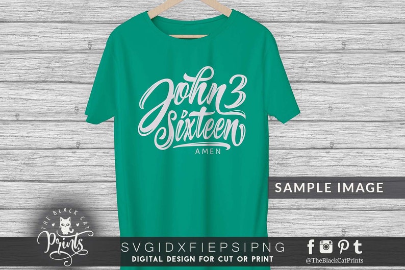 John 3 Sixteen Svg Vinyl Cut File Christian Svg File for - Etsy