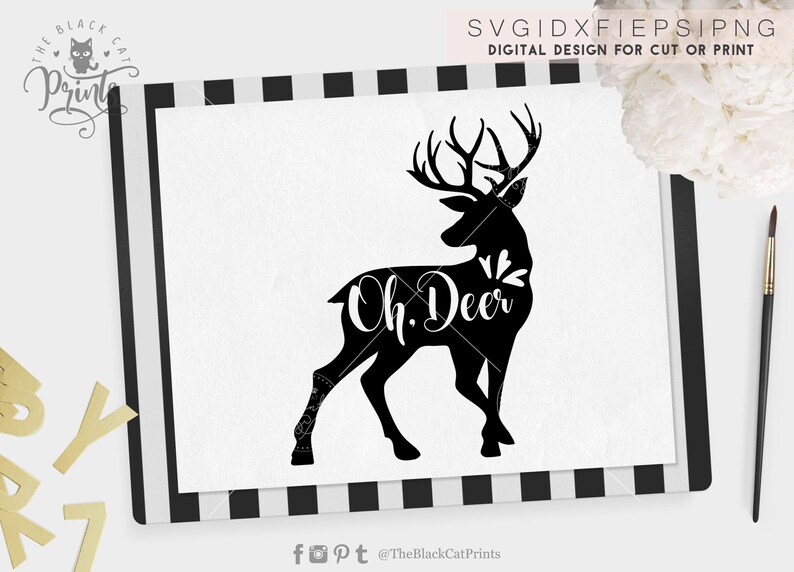 Download Oh Deer svg file for Cricut Svg cutting file Svg cuttables ...