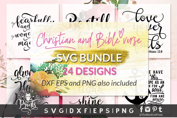 Download Christian SVG bundle Bible verse SVG files set SVG cricut ...