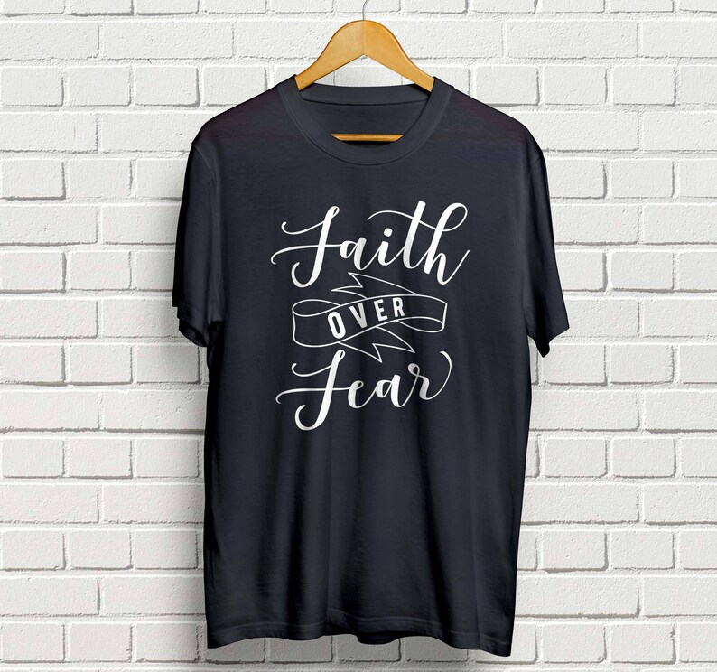 Faith Over Fear SVG Cut Bible Verse Svg File Christian SVG - Etsy