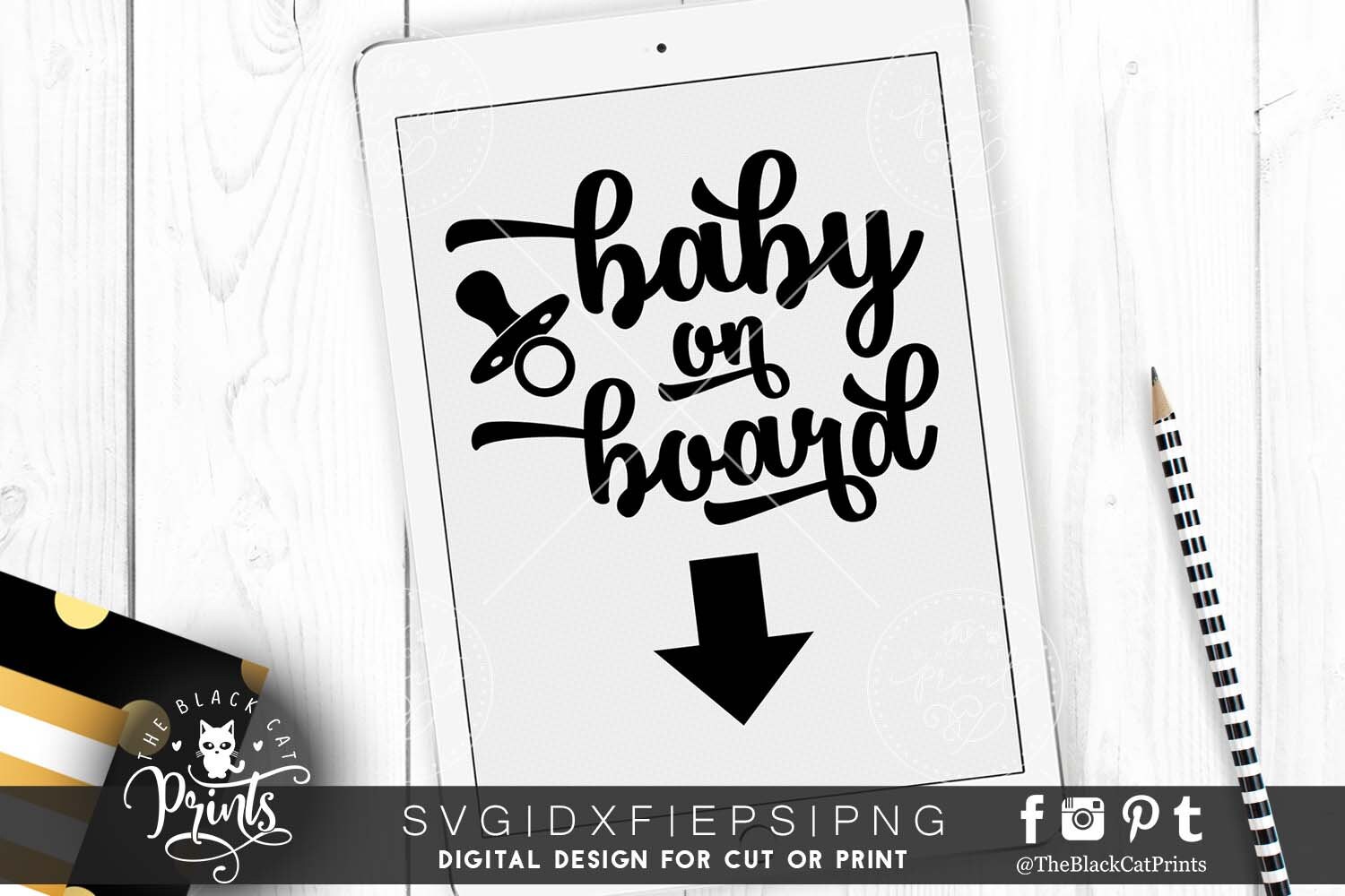 Download Baby on board svg Pregnancy announcement svg Cricut design ...