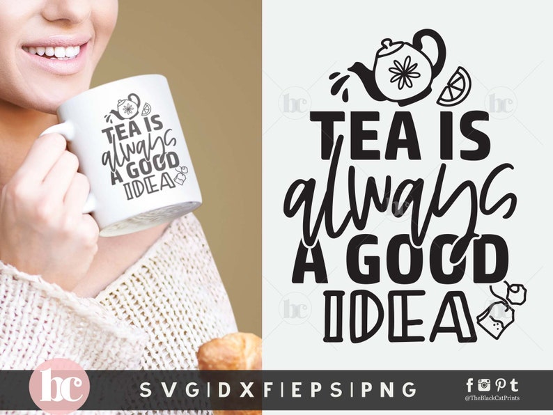 Tea SVG Bundle Tea Lover SVG Tea Svg Kitchen Svg Tea Etsy Canada