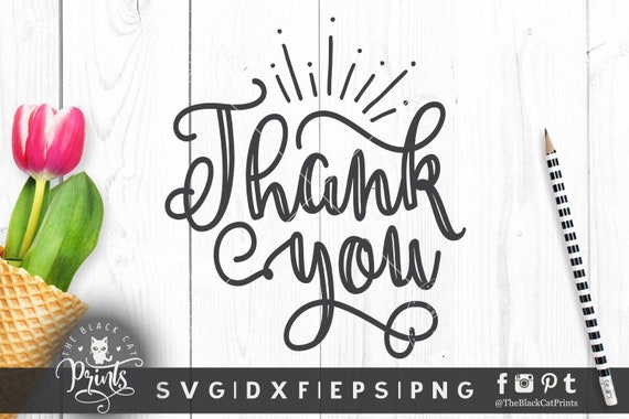 Download Thank You Svg Cut File Wedding Svg Vinyl Design Baby Shower Etsy