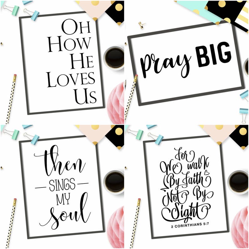 Download Christian SVG bundle Bible verse SVG files set Cricut SVG ...
