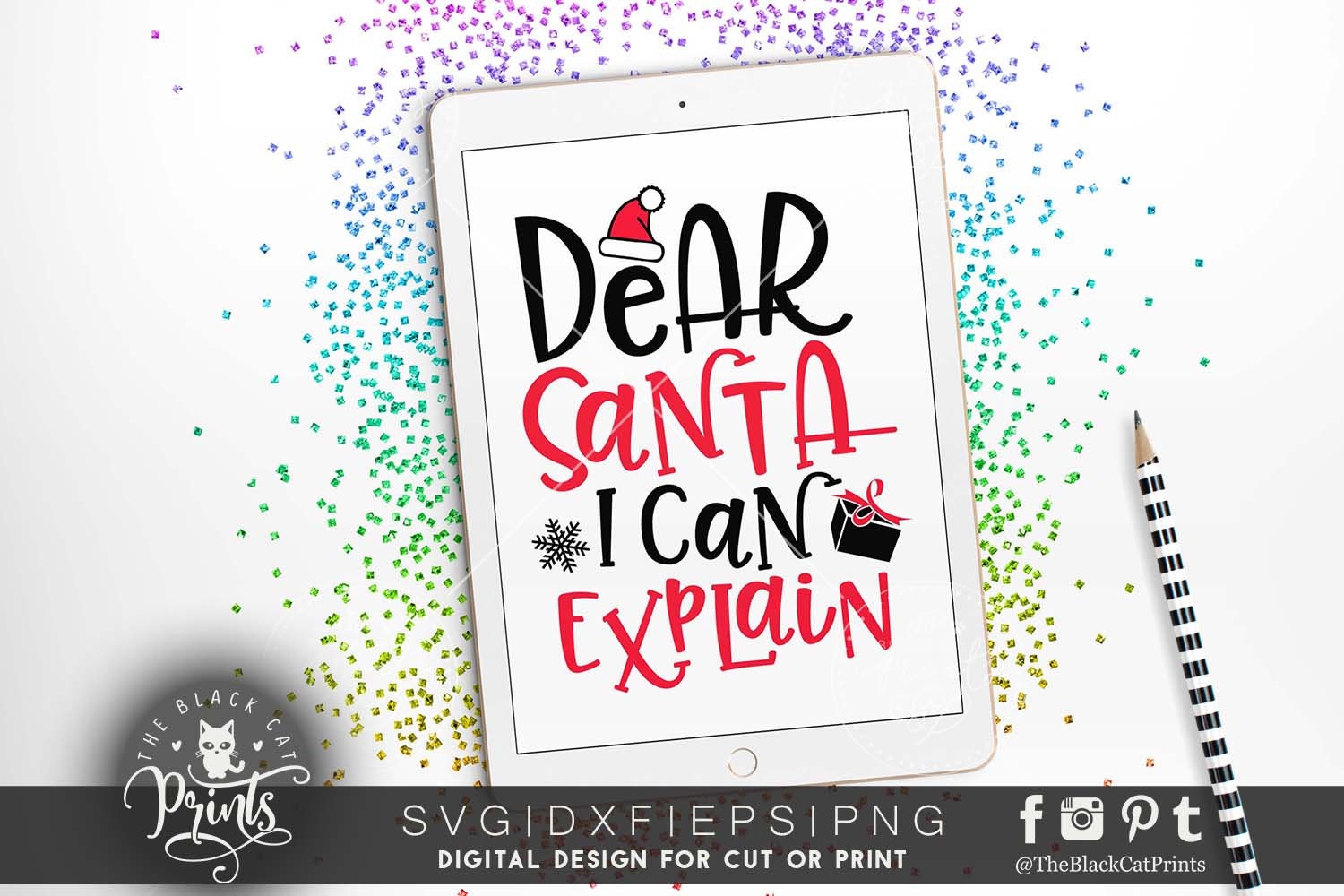 Download Dear Santa I can explain SVG cuttable file Cricut svg ...