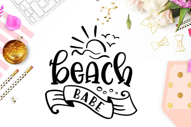 Download Beach babe svg cut file Summer svg iron on Cricut svg ...