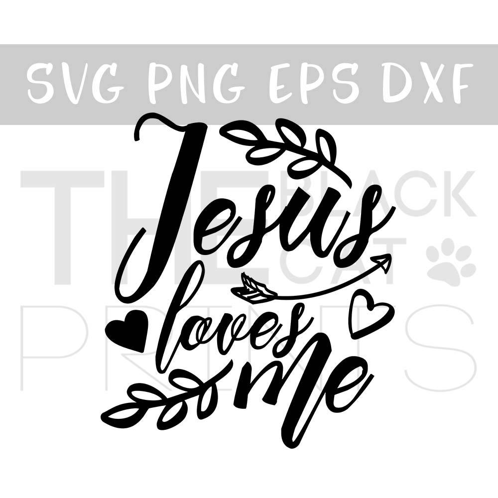 Download Jesus loves me svg file for Cricut Cutting file Svg ...