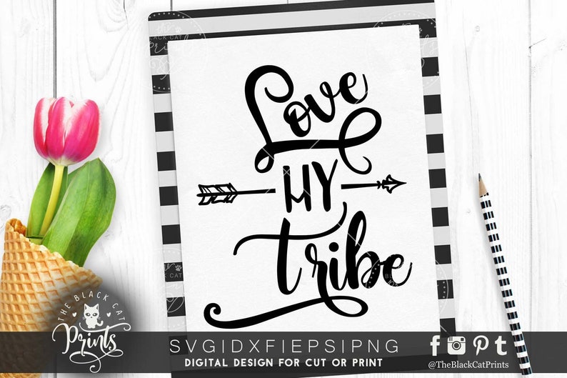 Download Love my tribe svg Arrow svg file Vector cut svg for Cricut DIY | Etsy