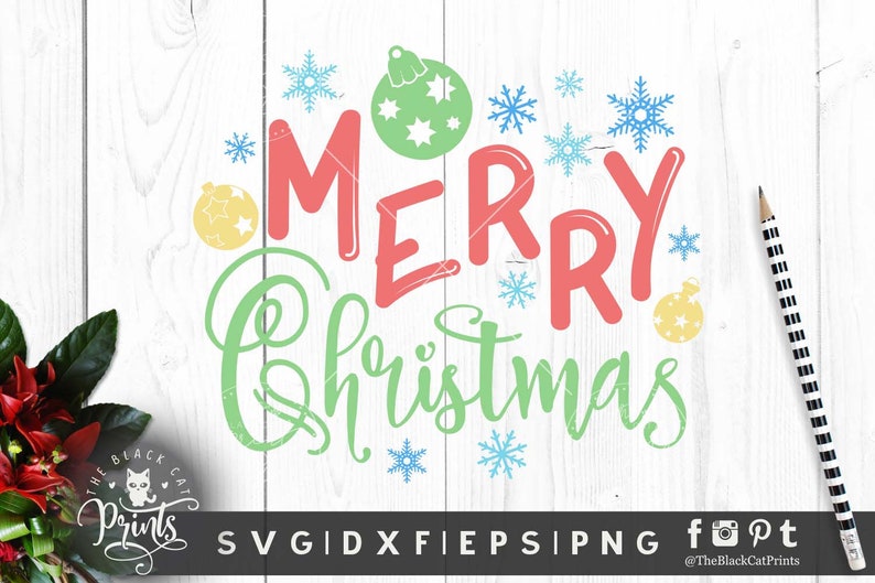 Download Merry Christmas svg cut file Cute Christmas svg for Cricut ...