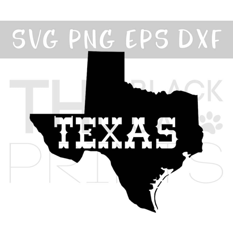 Texas Svg File Texas Map Svg Cutting File Cricut Svg File Map | Etsy