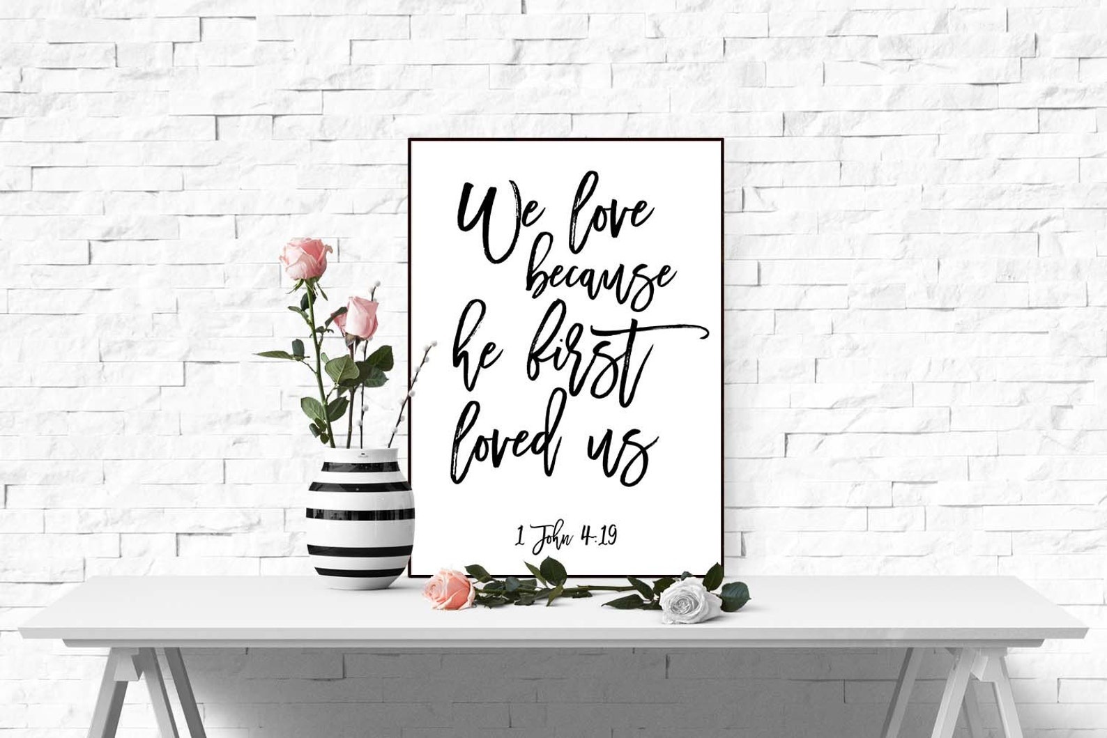 Bible Verse Print Biblical Quotes Scripture Wall Art Religious Etsy Canada
