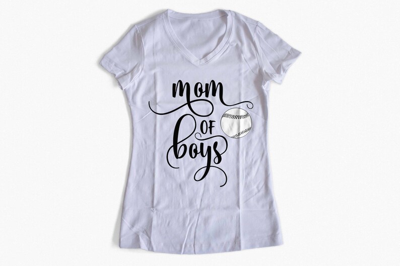 Download Mom of boys SVG file for cut T-shirt design Mama svg ...