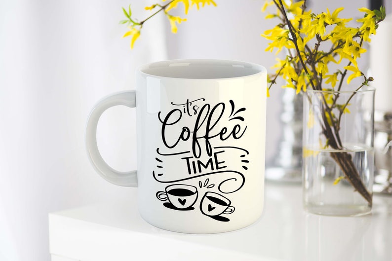 Download It's coffee time svg file for cut Coffee lover svg cutting ...