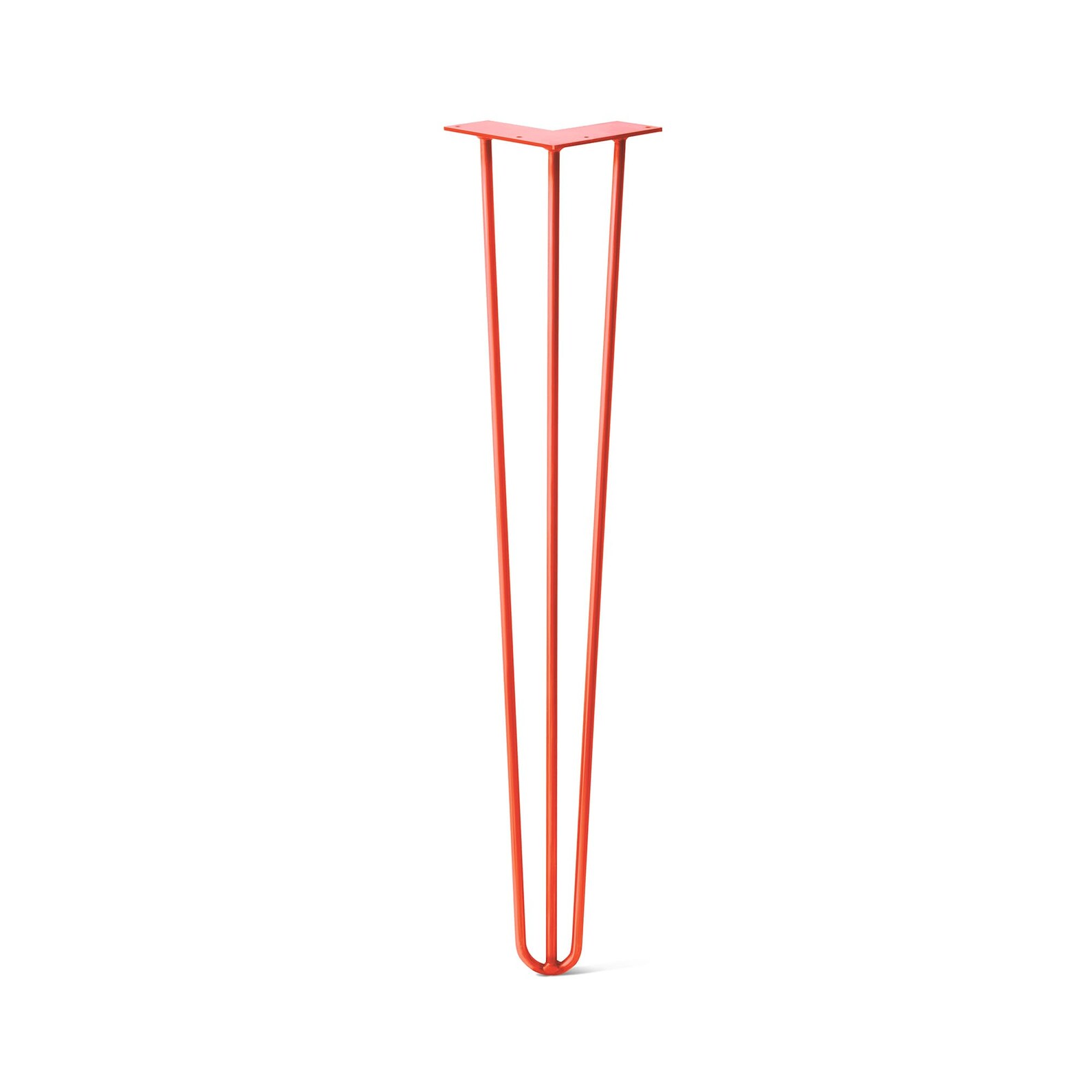 Hairpin Legs 3 Rod Orangered 1140 Etsy