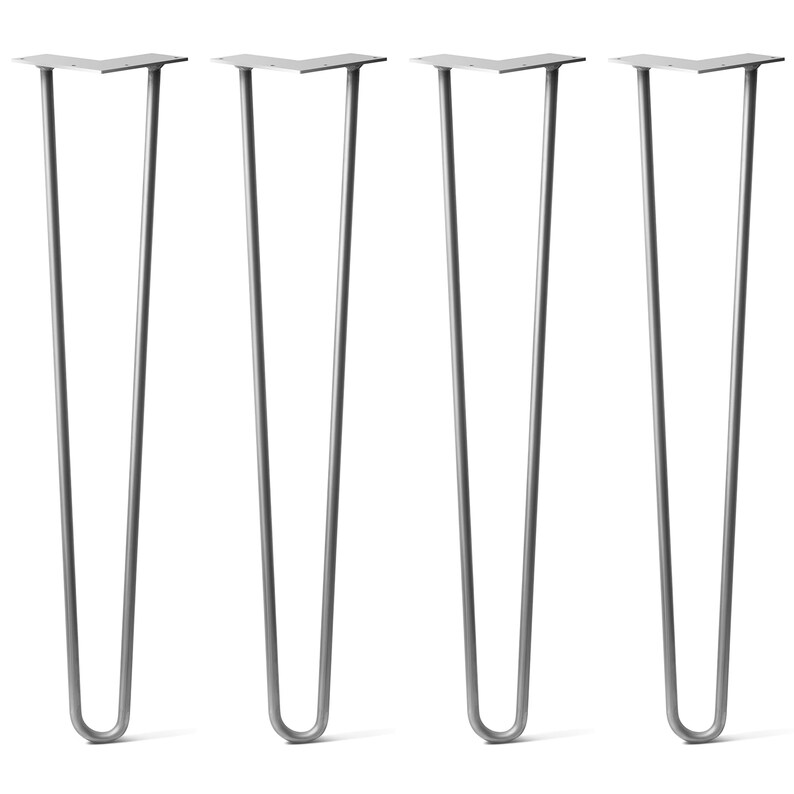 Hairpin Legs Set of 4 2rod Clear Select From 4 Etsy