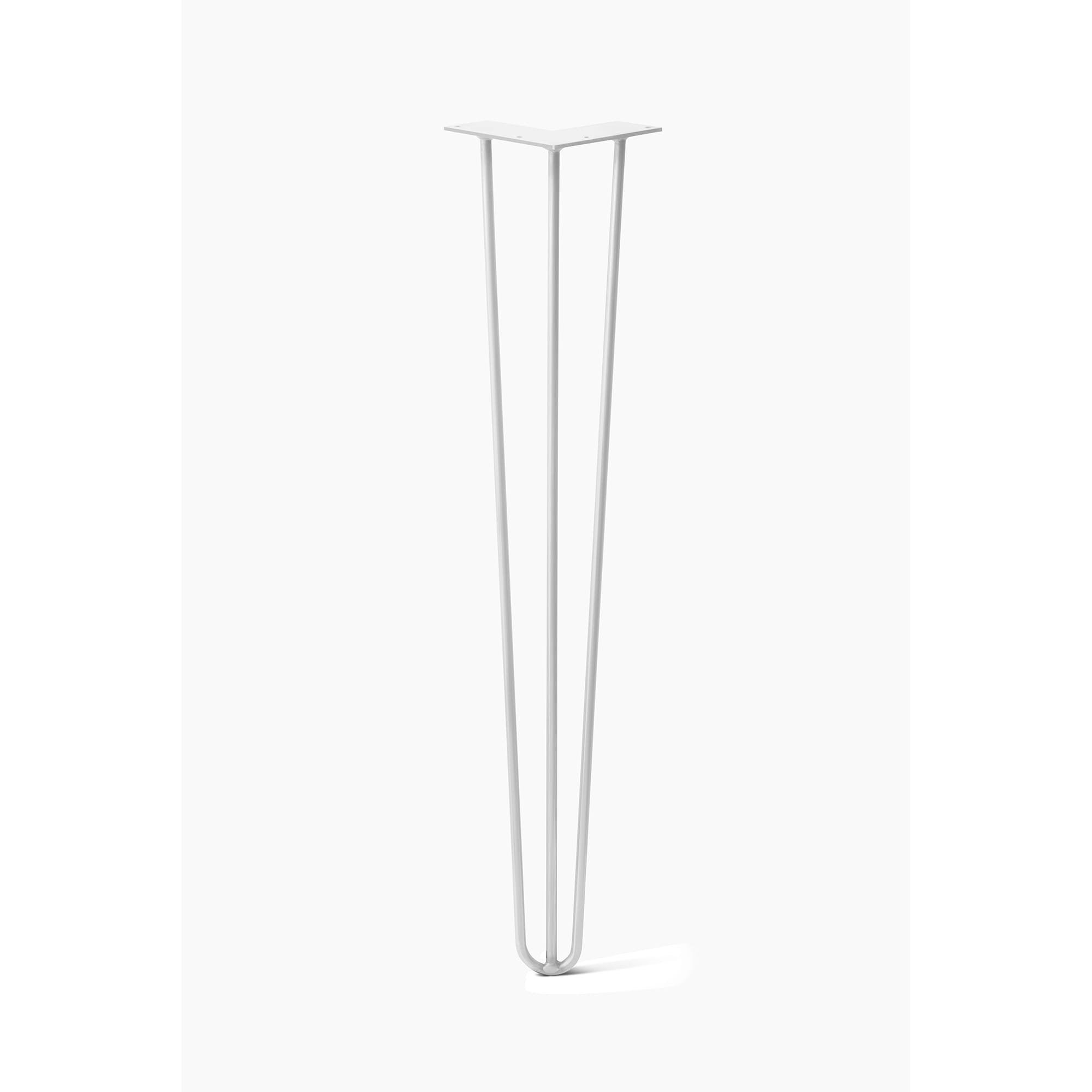 Hairpin Legs 3 Rod White 1140 Etsy