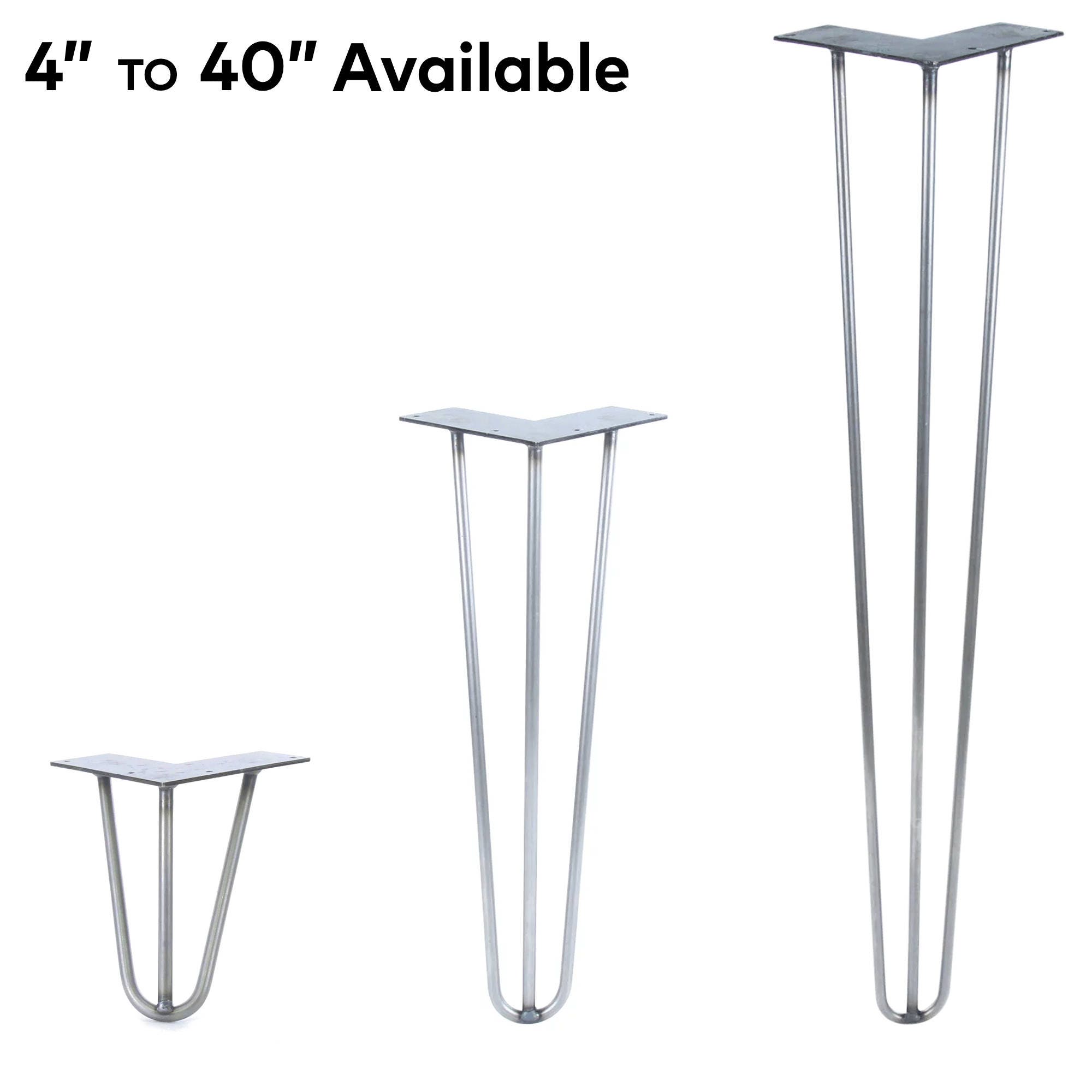 Hairpin Legs 4 40 MADE in the USA Fast Etsy