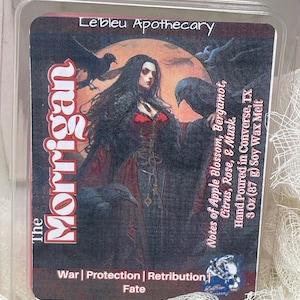 The Morrigan | Morrigu | Morrigna | FIXED Devotional Ritual Offering Spell Wax Melt