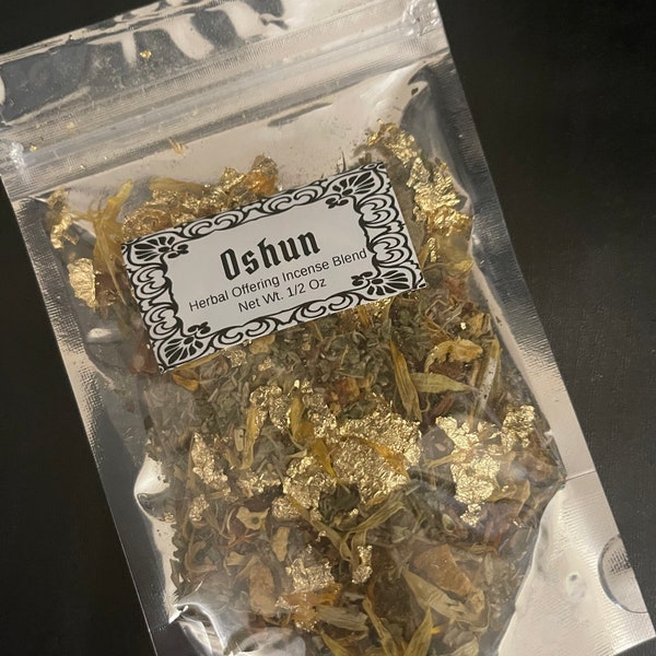 Oshun Herbal Incense Offering Blend | Orisha | Goddess | Love | Happiness