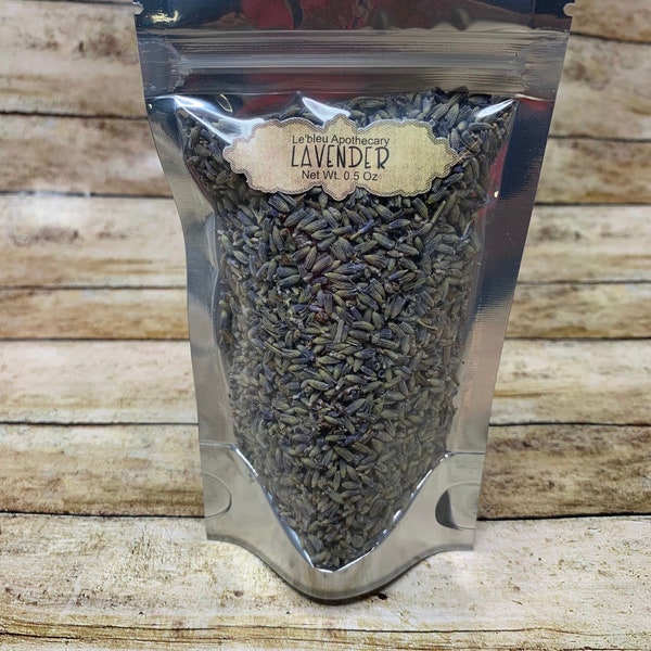 Organic Dried Lavender Flower Buds - Organic Natural Fresh Genuine Lavender Leaves - Herbs - Tea