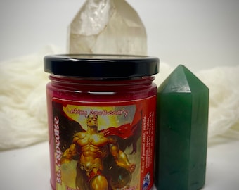 St Expedite Devotionalie Opferkerze - Witchy Pagan Altar Kerze Deity Candle - Home Decor Ideen - Geschenkidee Für Ihn Sie