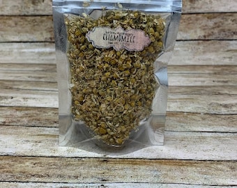 Organic Chamomile Flowers - Dried Natural Chamomile Organic Flower -  Herbs Meditation Gift Ideas - Money Magic Witchcraft