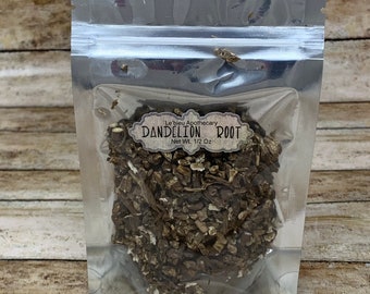 Organic Dried Dandelion Root | Taraxacum officinale | Apothecary | Botanical | Root magic | Metaphysical