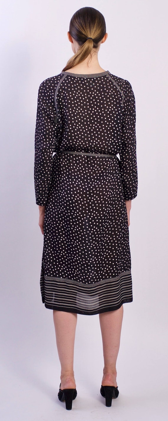 Koos Vintage Polka Dot Tunic Dress - image 2