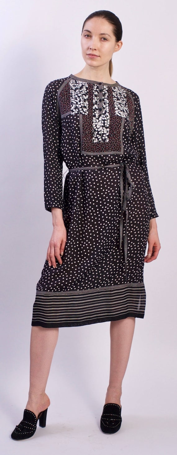 Koos Vintage Polka Dot Tunic Dress - image 1