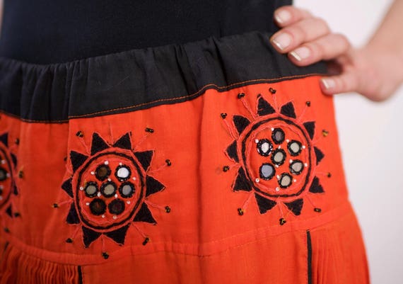 Vintage Cotton Skirt - image 5